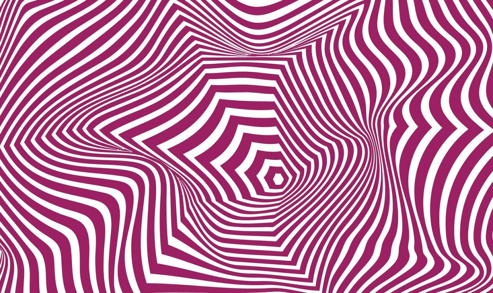 Abstract Minimal curvy lines zigzag pattern with topographic wavy background vector