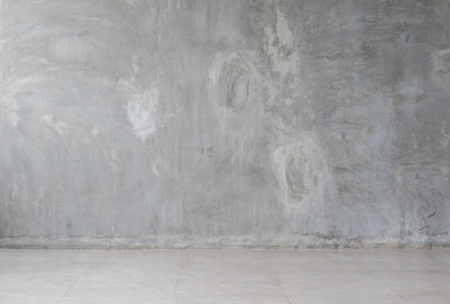 Loft style gray cement wall photo