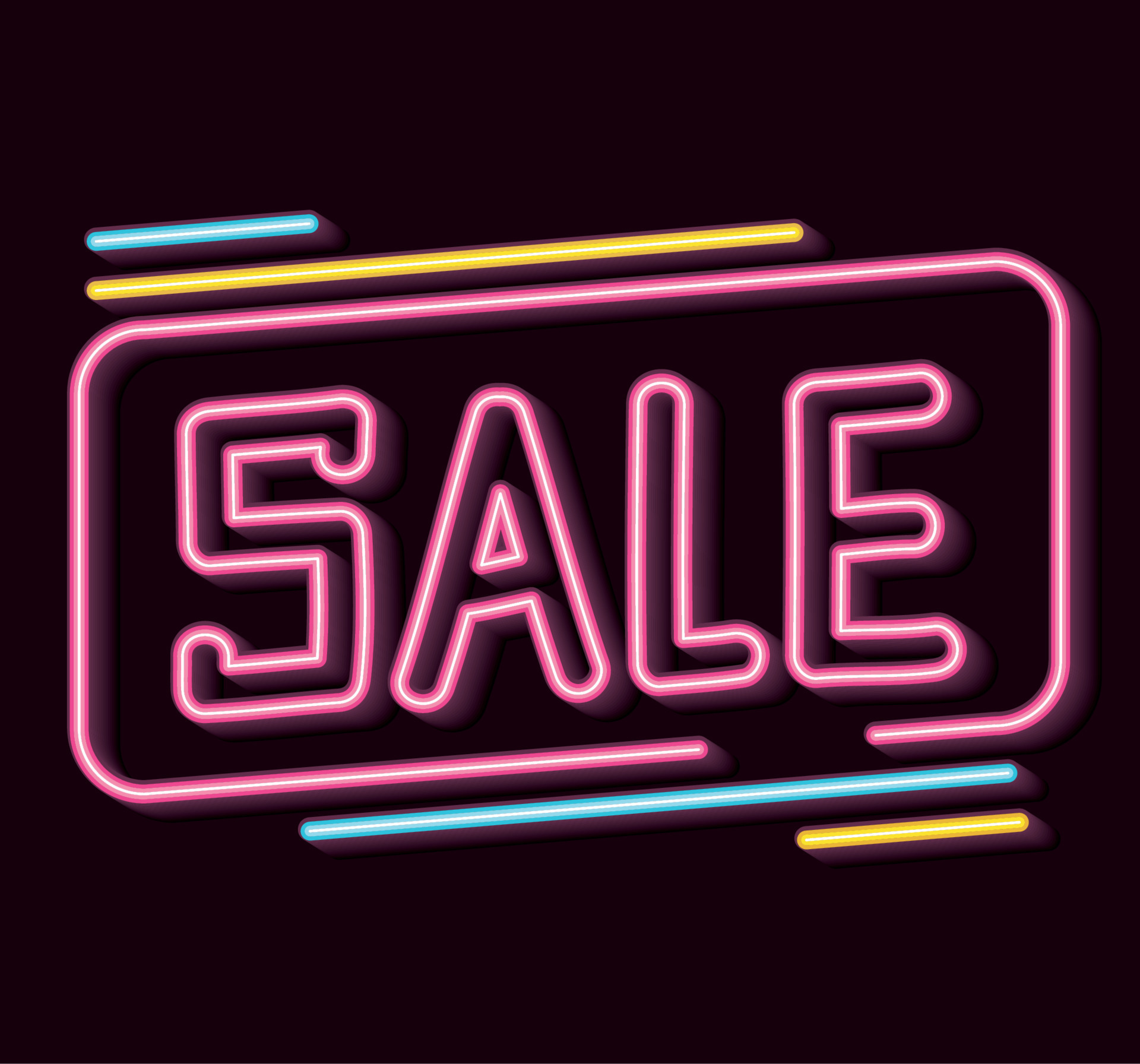 sale neon light 11375526 Vector Art at Vecteezy