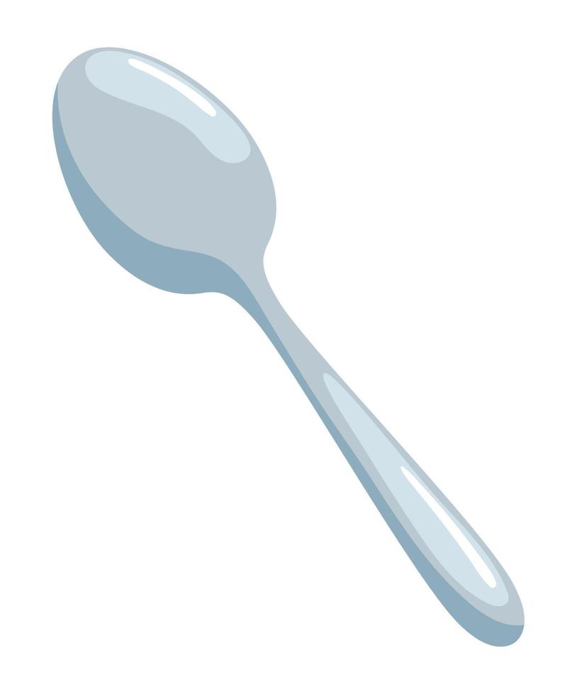 fresh spoon cutlery tool vector