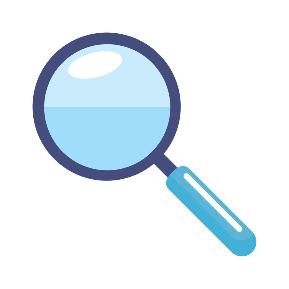 magnifying glass search vector