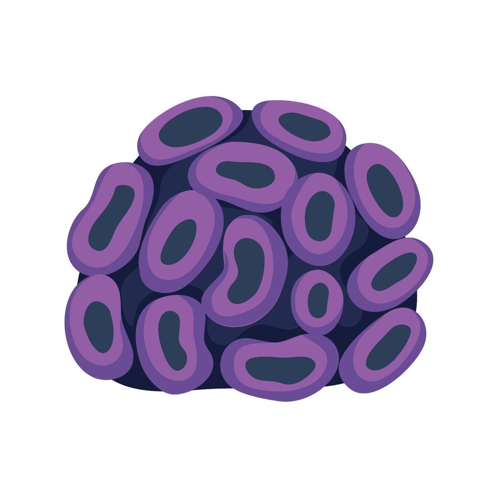 purple seaweed sealife vector