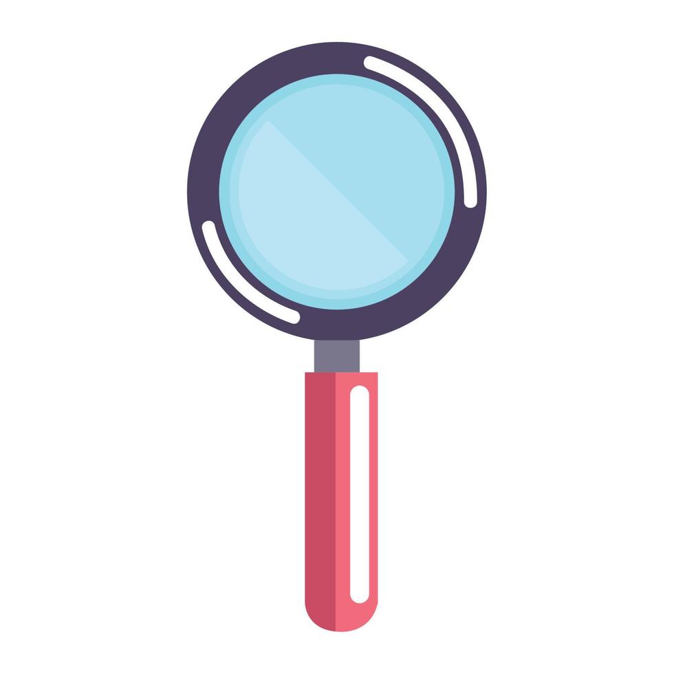 magnifying glass search vector