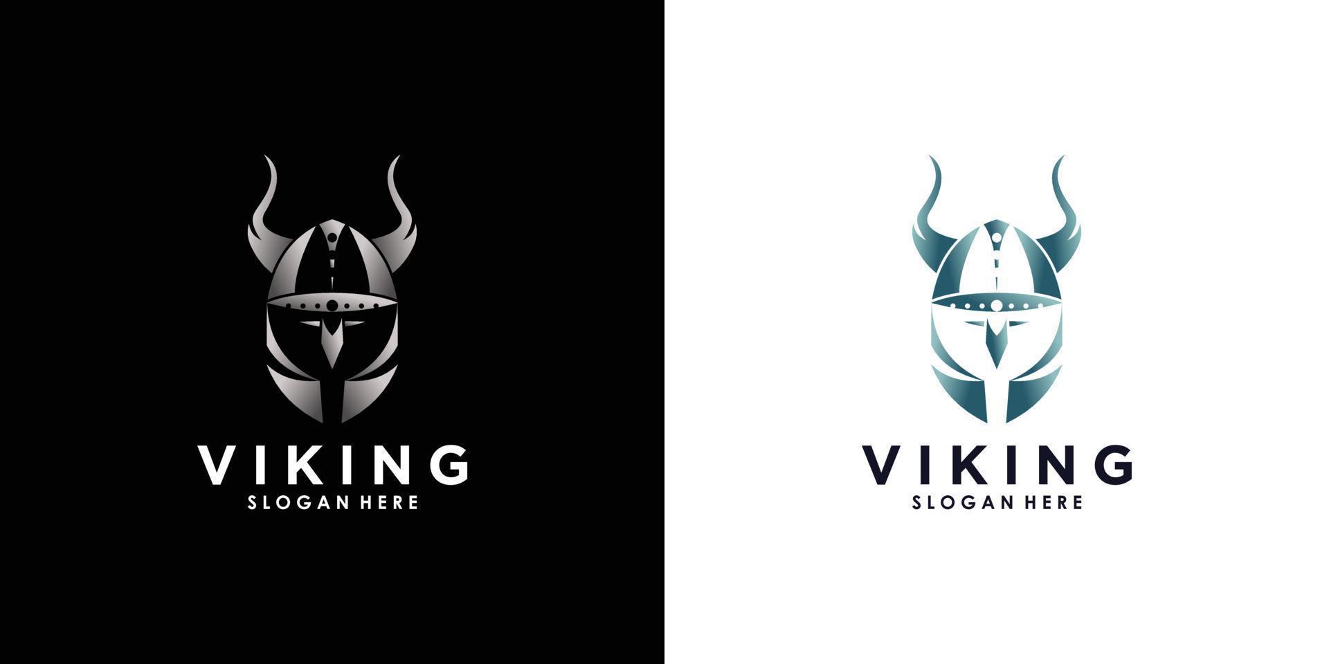 viking logo design vector with modern and creative concept