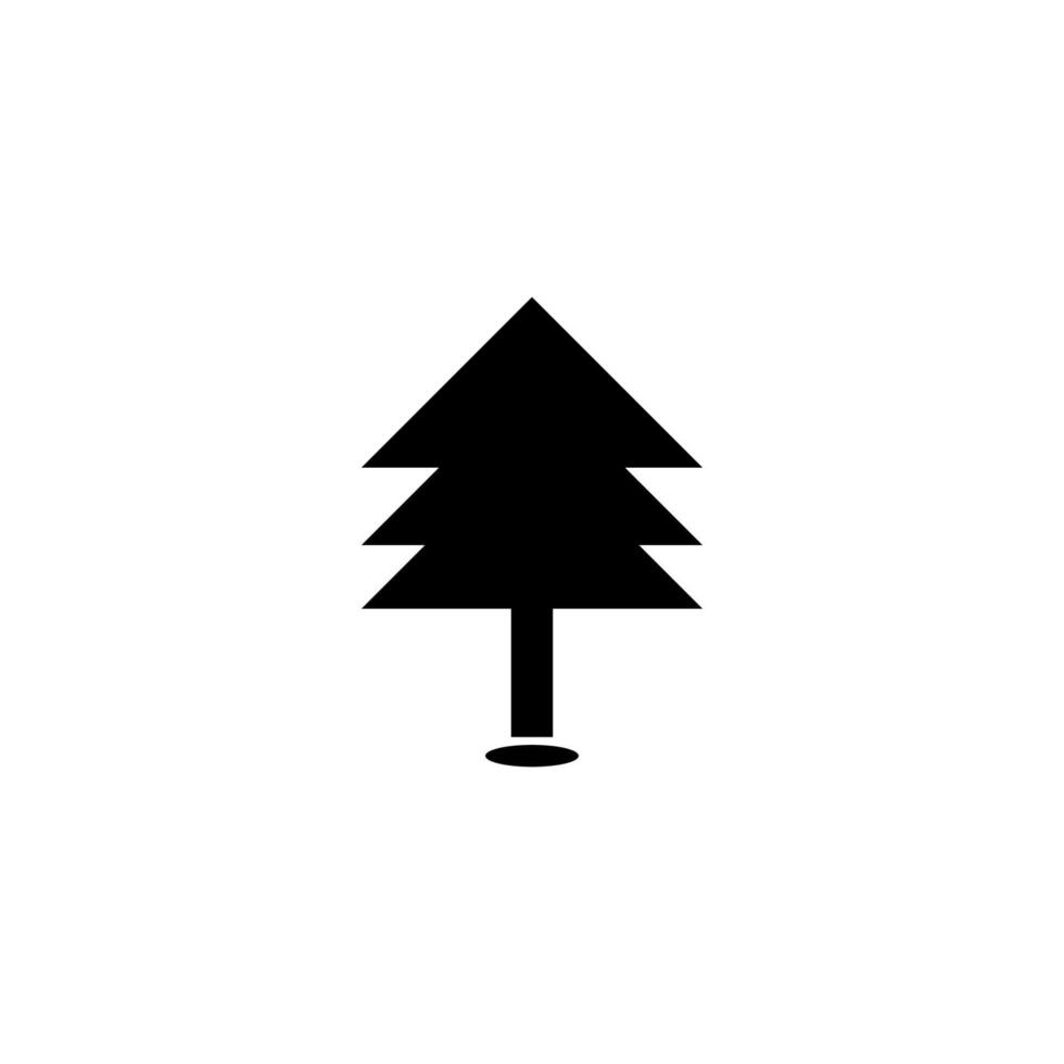 christmas fir tree icon vector