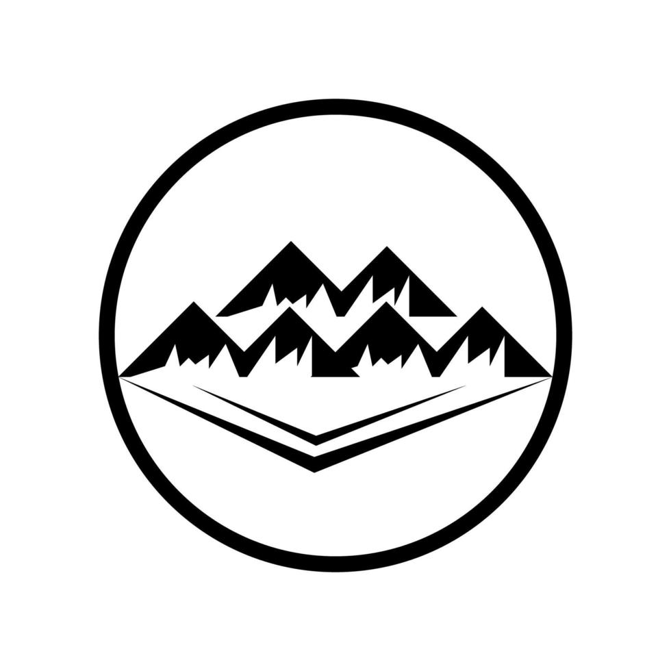 mountain icon vector illustration design