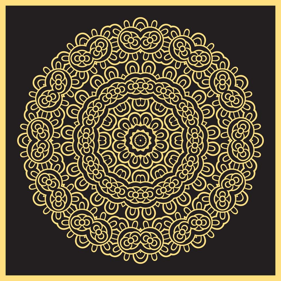 Mandala. Round colorful Ornament Pattern. Decorative elements. vector