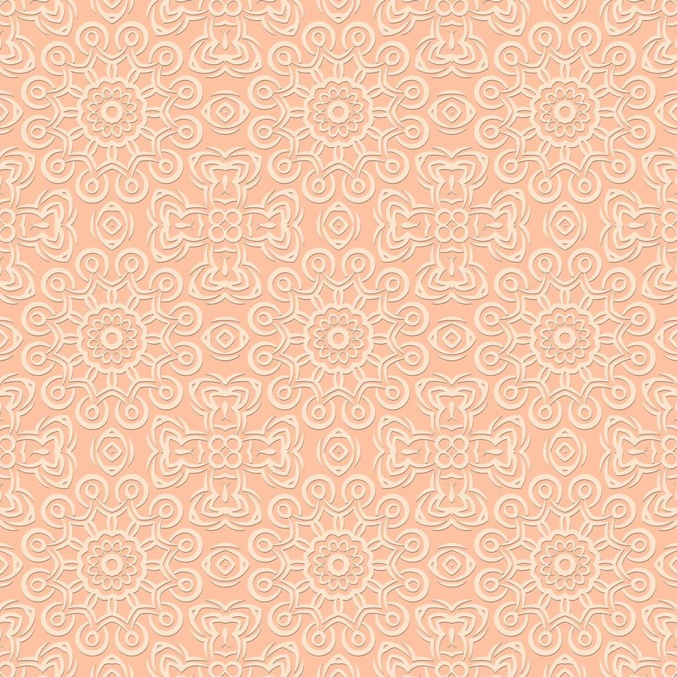 Light color seamless pattern.Floral background.Floral tiles design. vector
