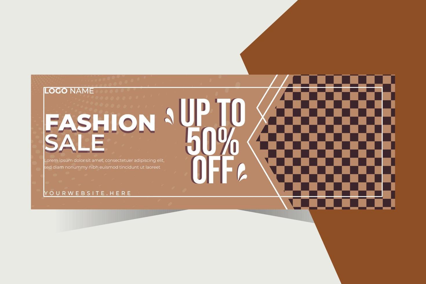 Fashion Sale Facebook Cover vector