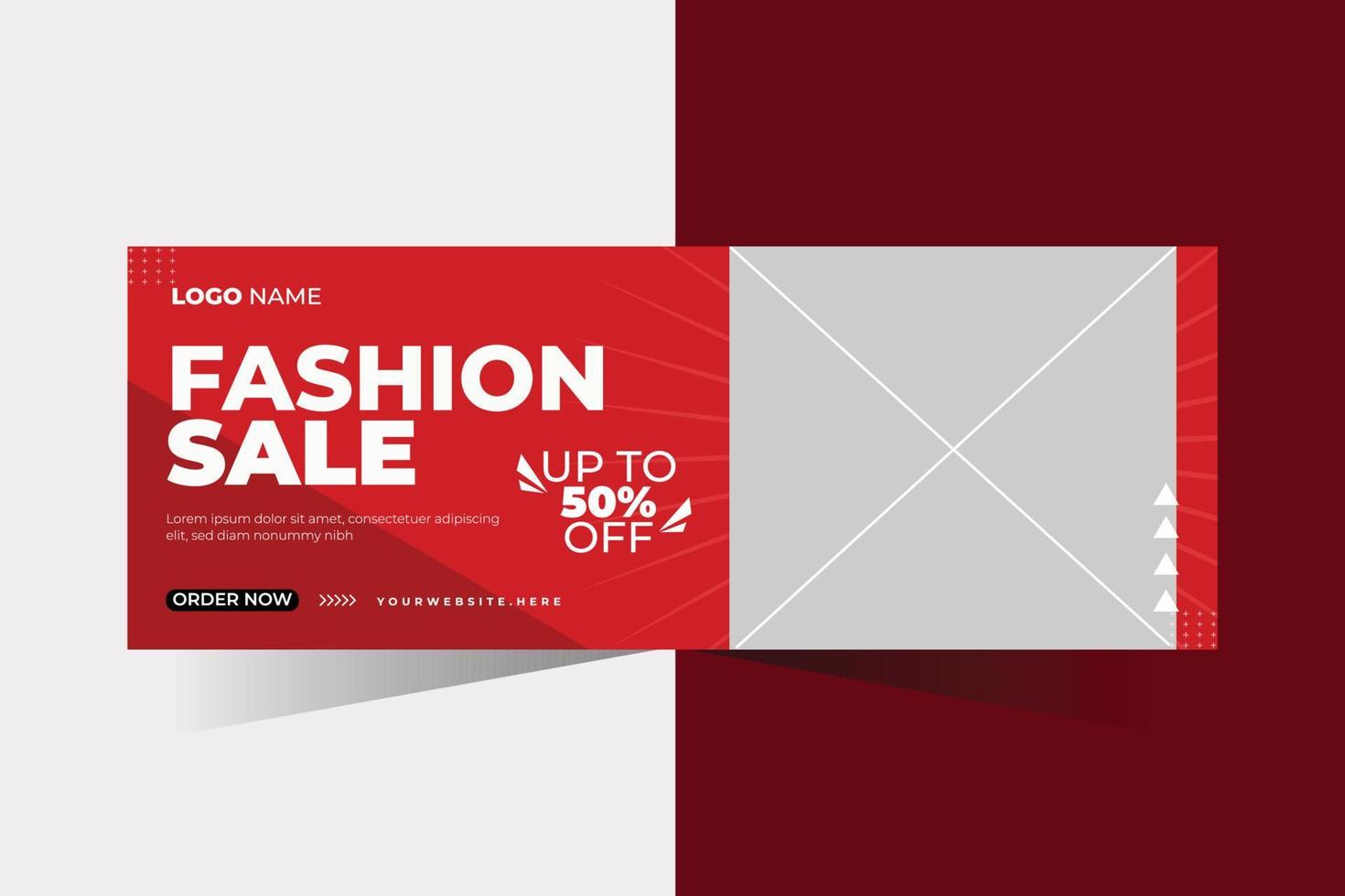 Fashion Sale Facebook Cover vector