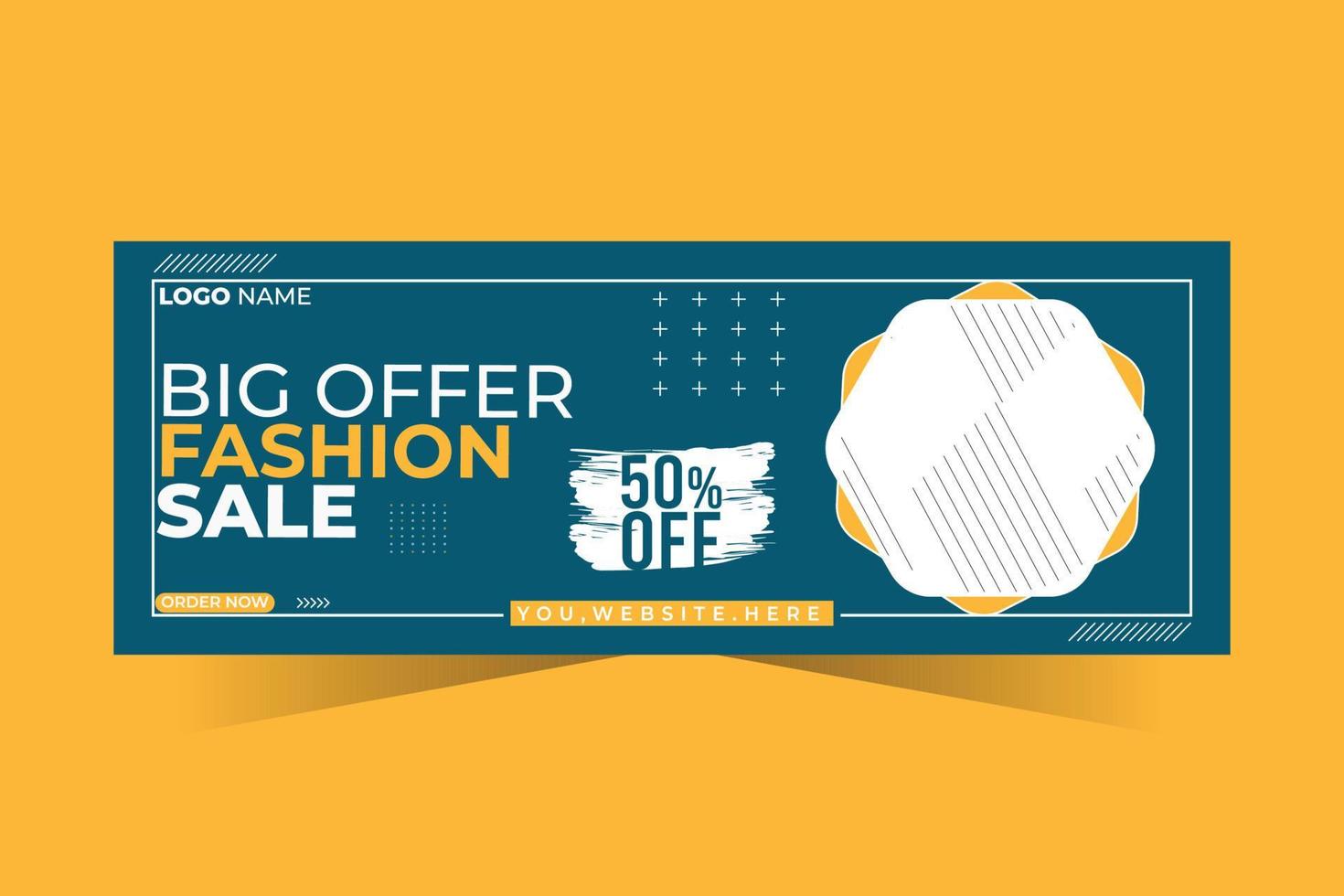 Fashion Sale Facebook Cover vector