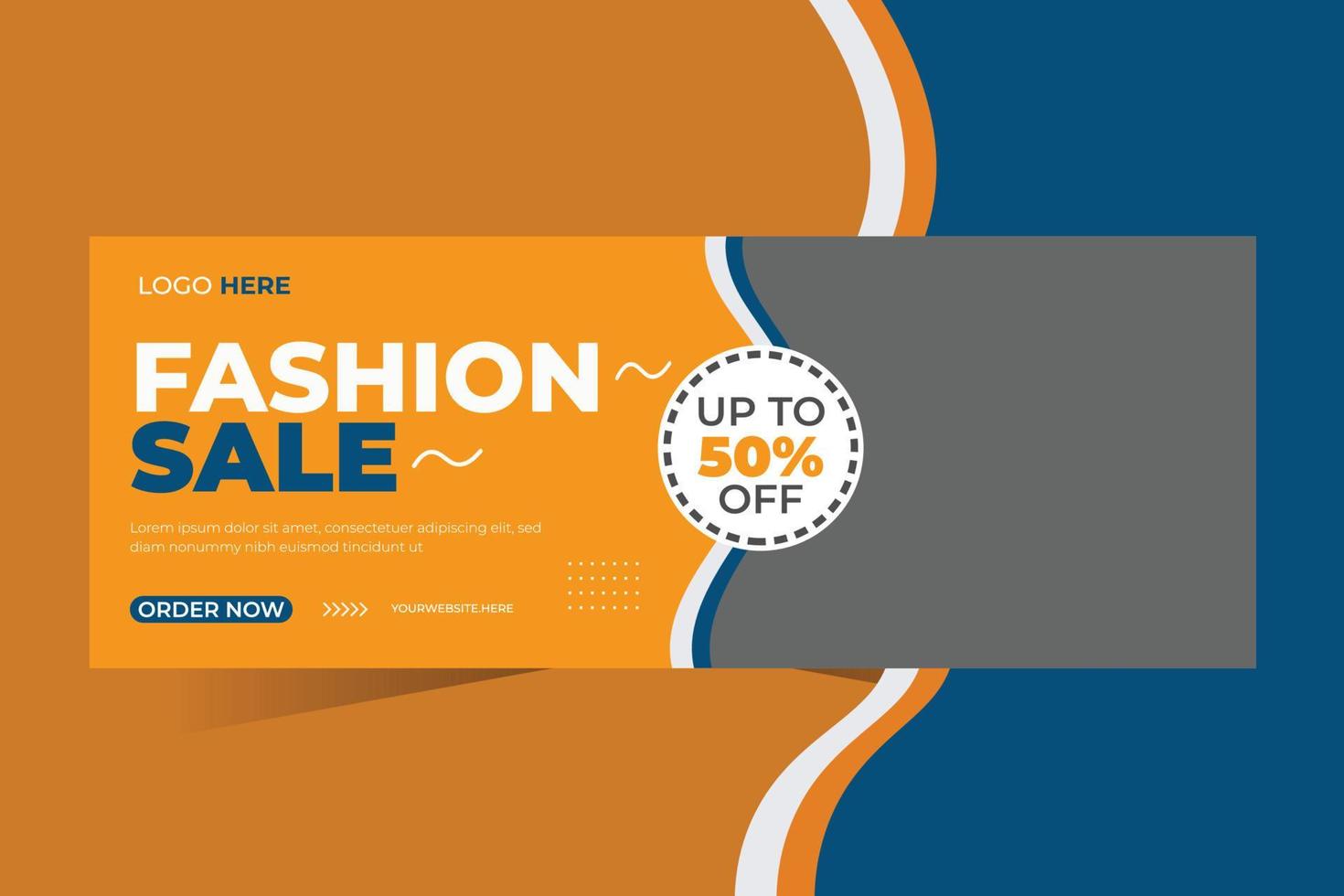 Fashion Sale Facebook Cover vector