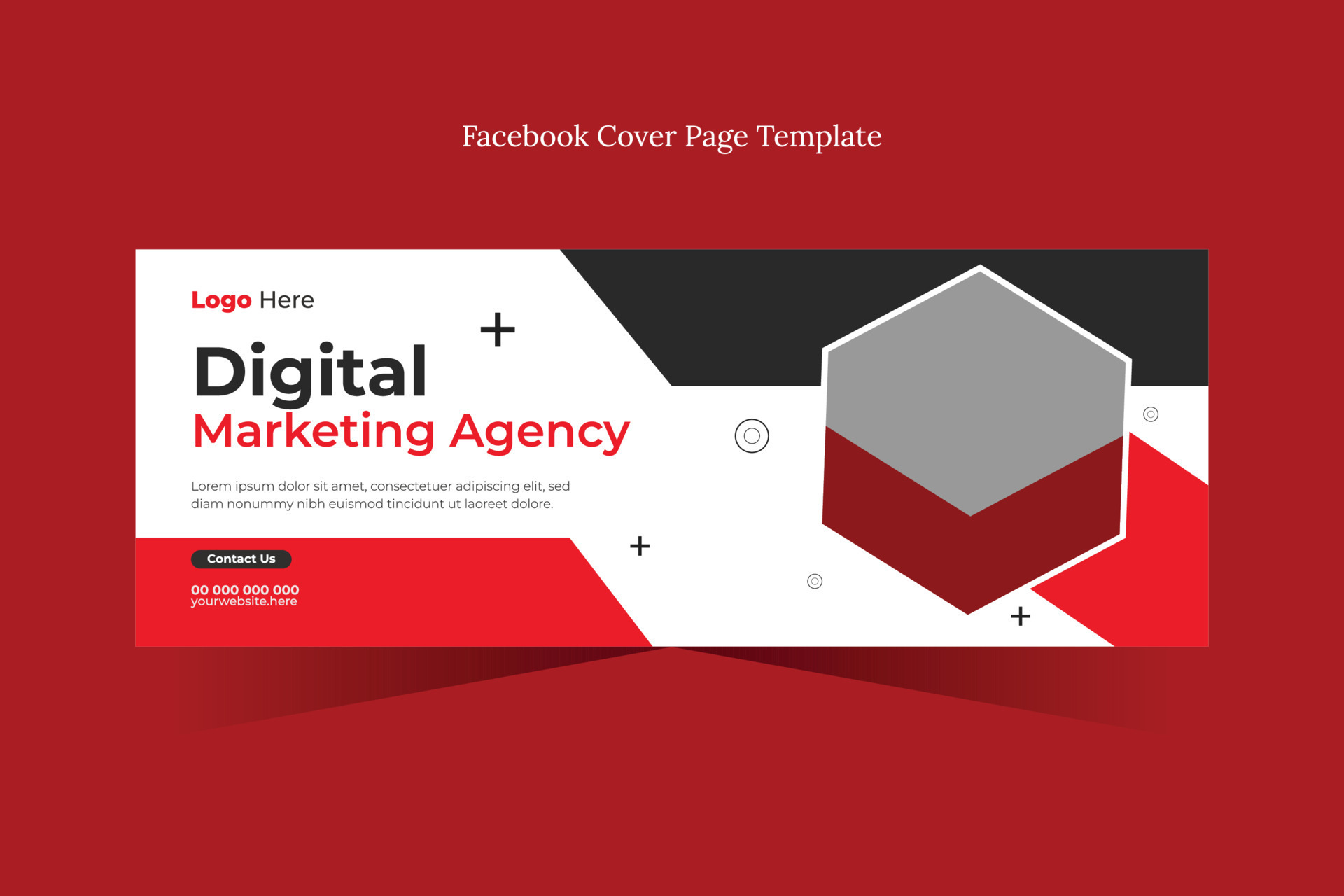 Digital marketing facebook cover 11376517 vector art at vecteezy