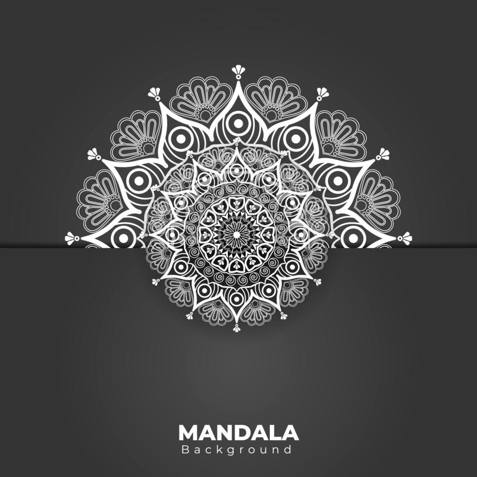 diseño de fondo de mandala vector