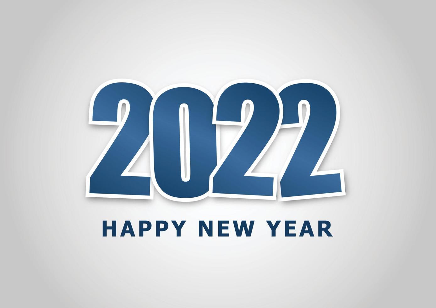 Happy new year 2022 background vector