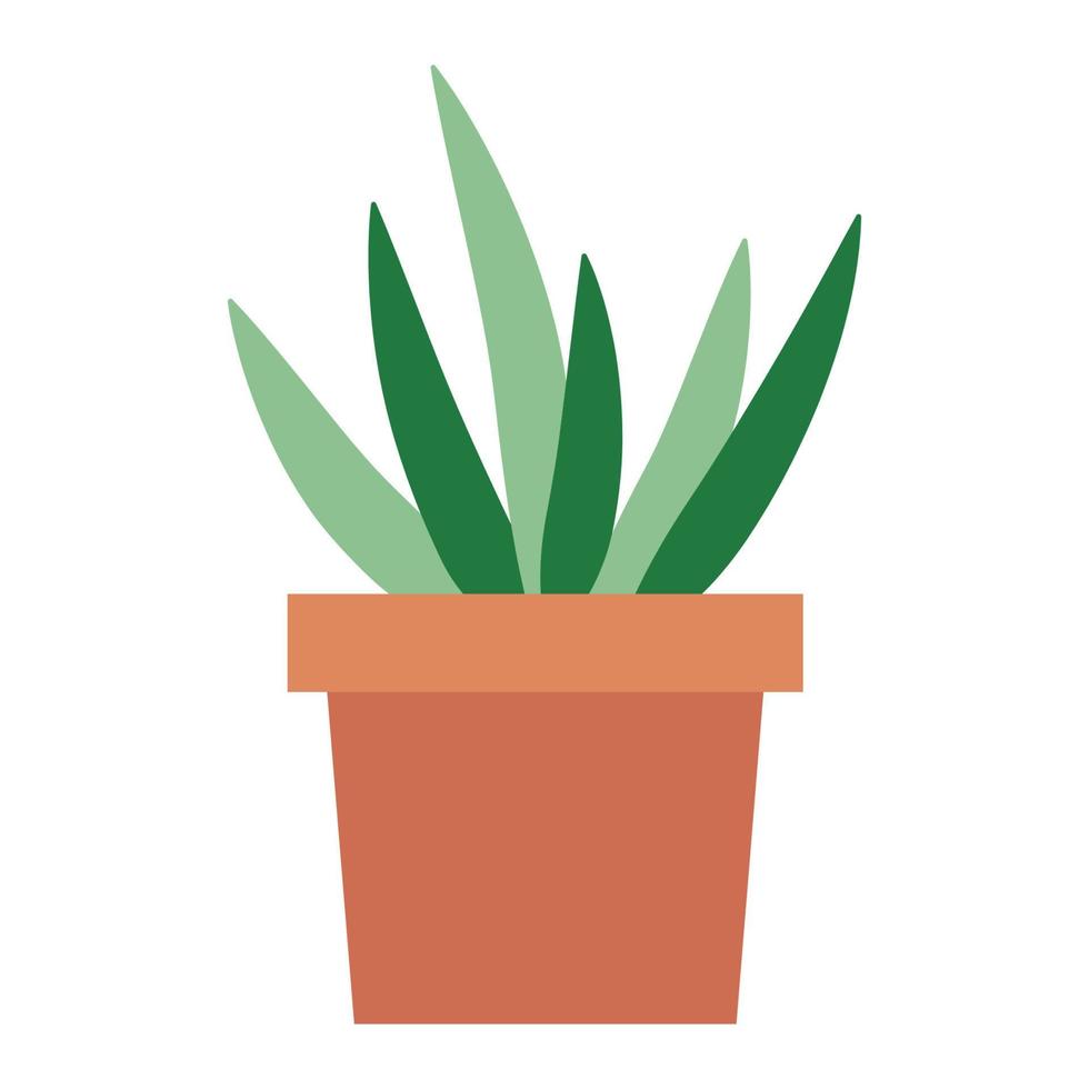 planta en una maceta vector