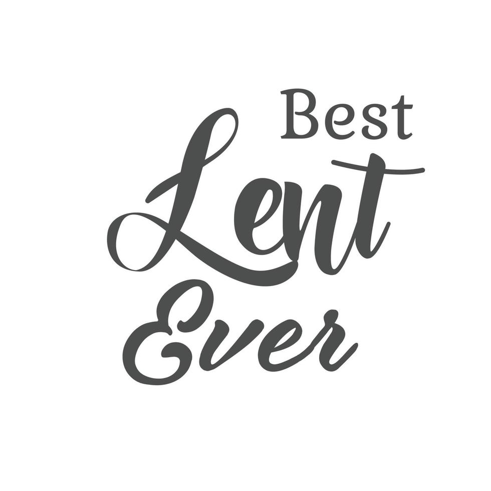 Lent Season Special Quote Design vector