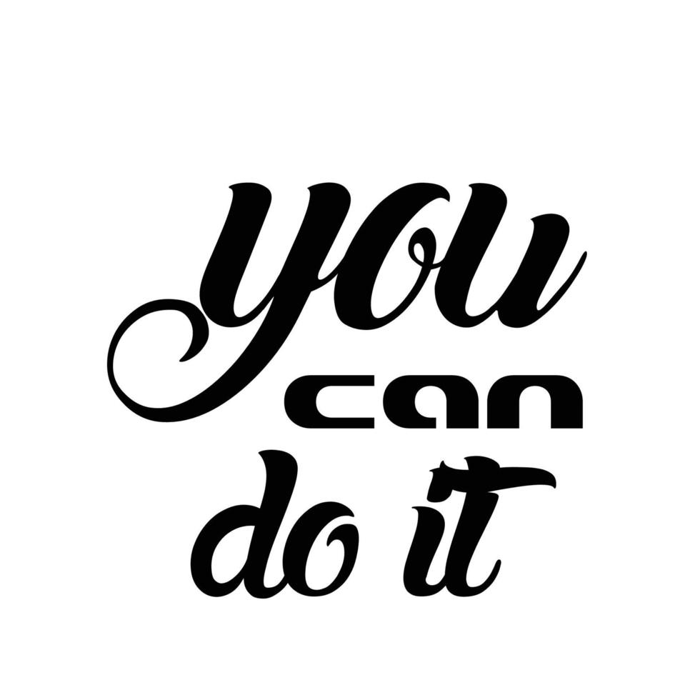 Positive Quote design - vector