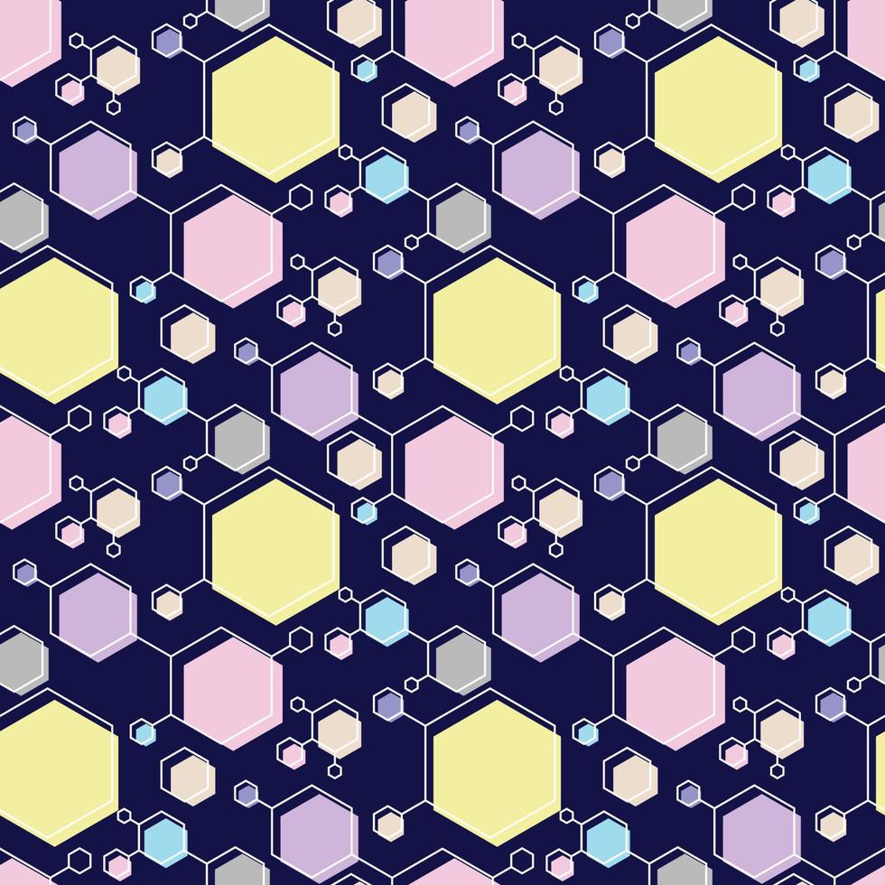 Abstract seamless geometric shapes pattern vector