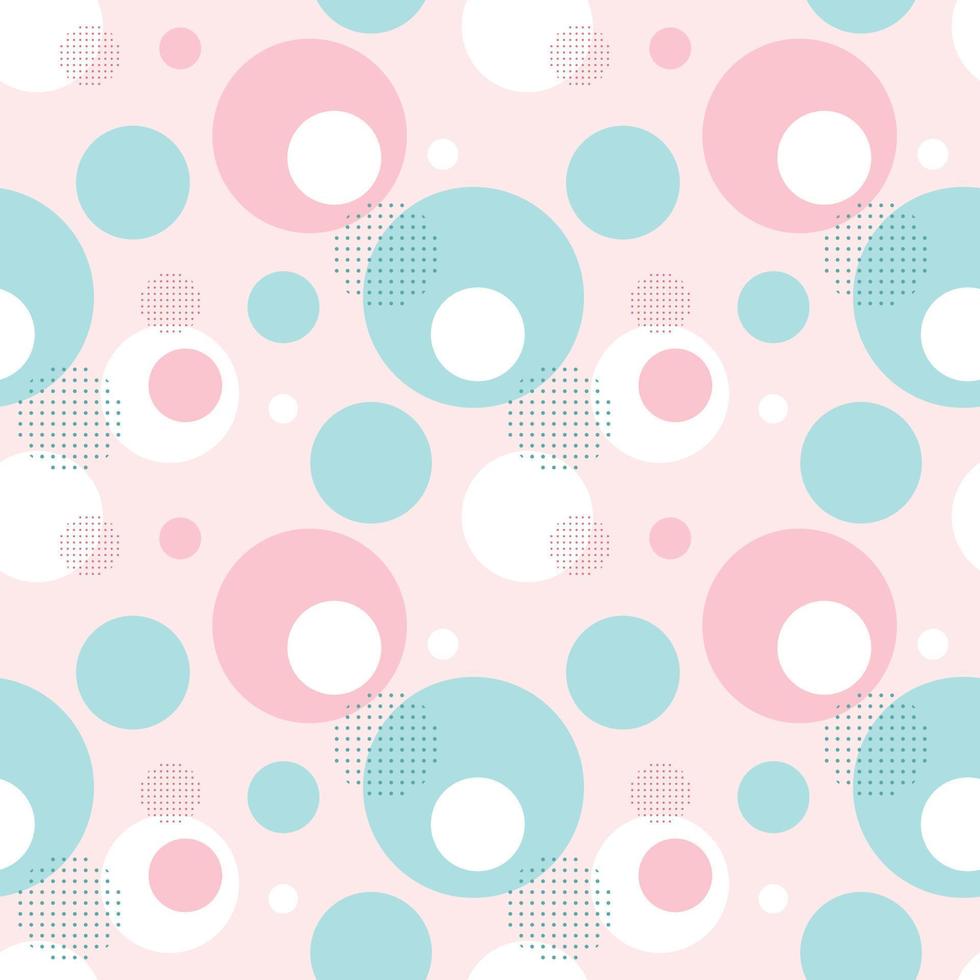 Abstract seamless geometric shapes pattern vector