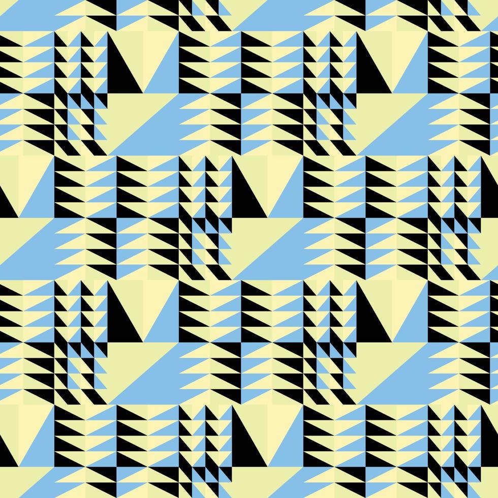 Abstract seamless geometric shapes pattern vector