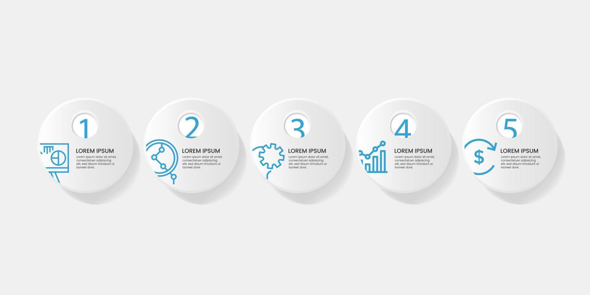 Business Infographic templates. Modern spiral infographics slide. Infographic Elements. vector