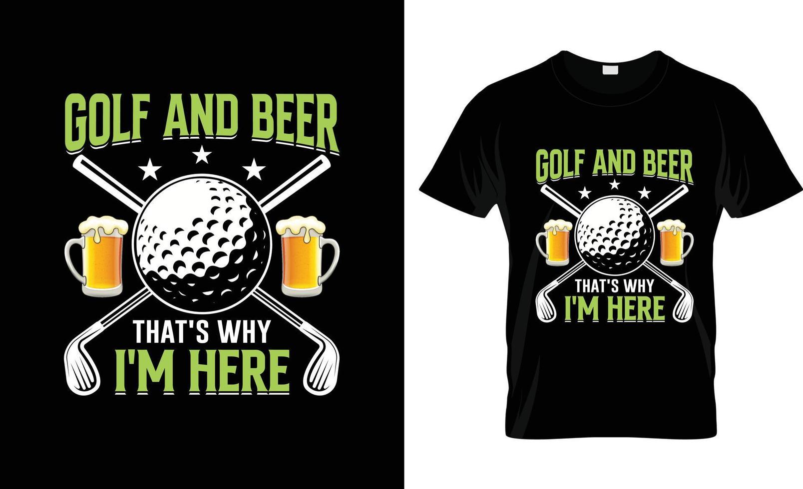 diseño de camisetas de golf, eslogan de camisetas de golf y diseño de ropa, tipografía de golf, vector de golf, ilustración de golf