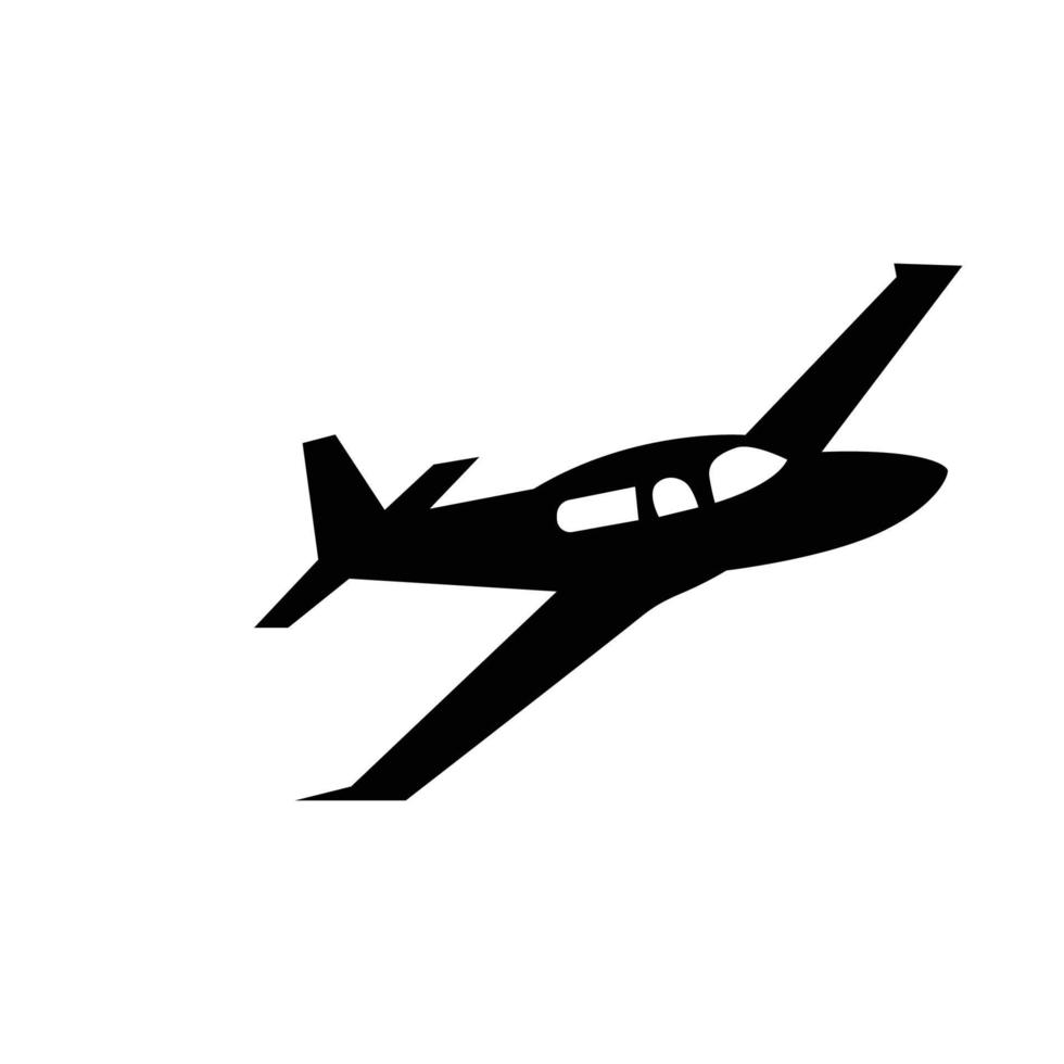 ilustración de vector de avión, icono de vector de avión