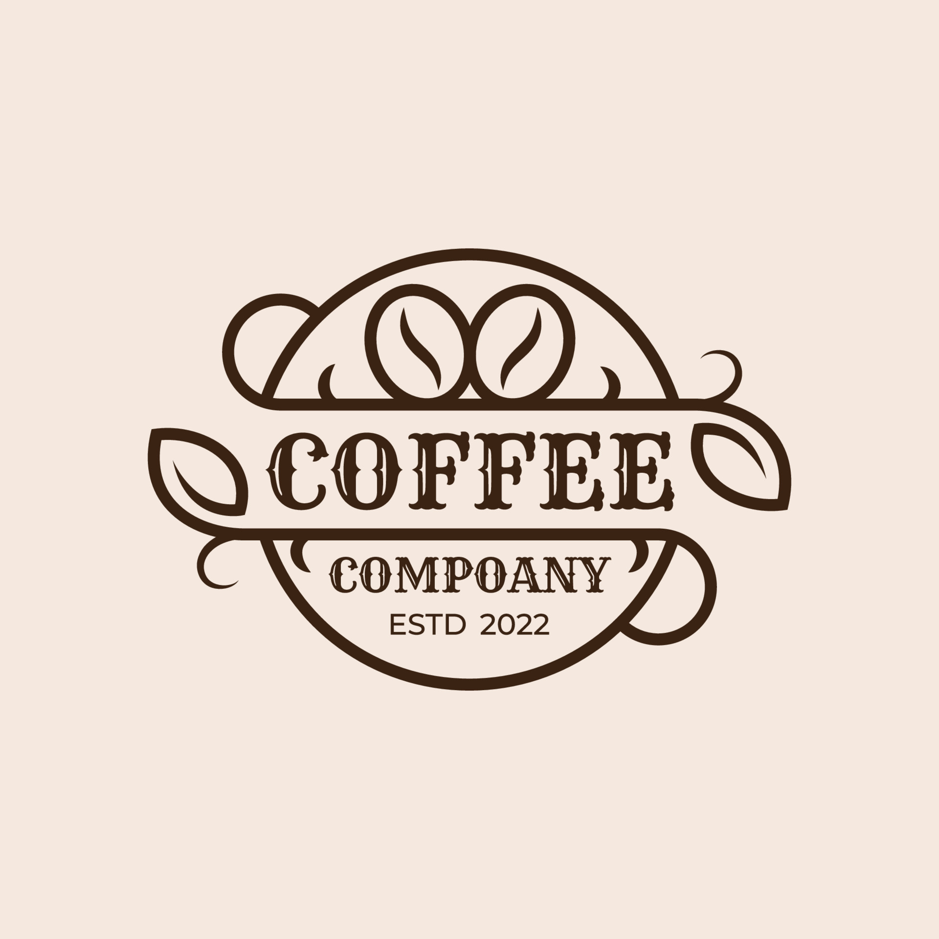 vintage style logo design