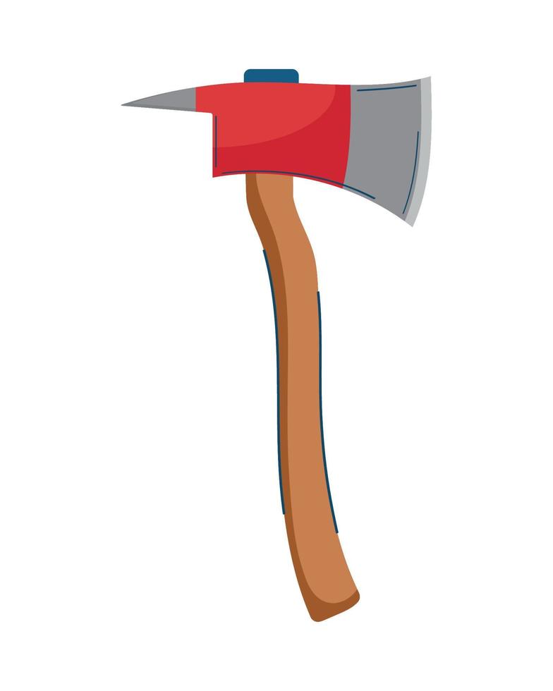 fire department axe tool vector