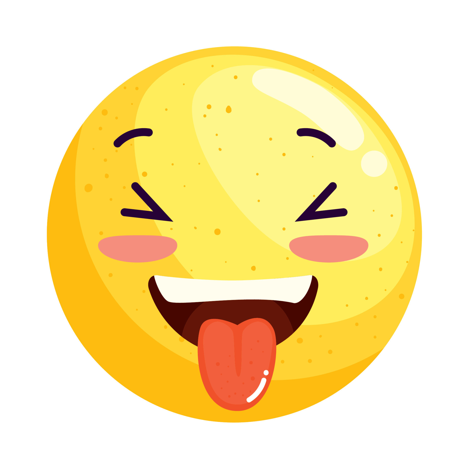 crazy emoji happy 11378320 Vector Art at Vecteezy