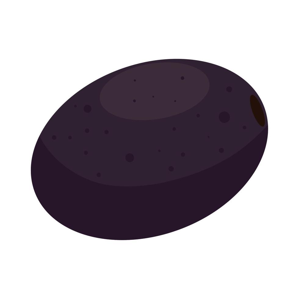 black olive healthy vegetable vector