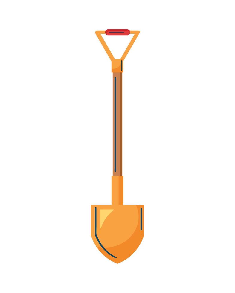 golden shovel tool vector