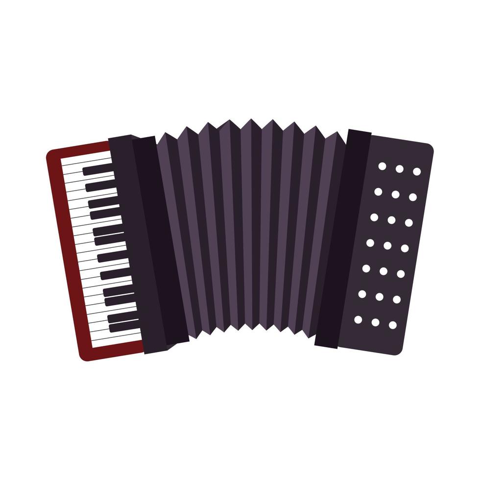 acordeón instrumento musical vector