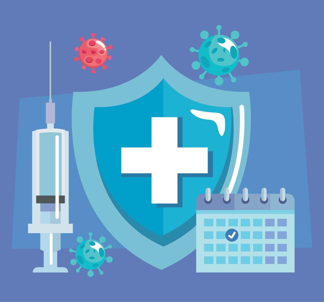 shield and covid19 virus 11378839 Vector Art at Vecteezy