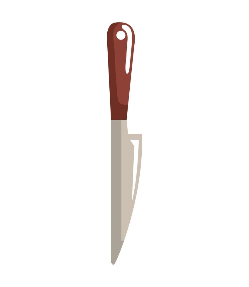 kitchen knife cutlery utensil vector