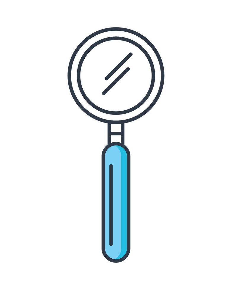 magnifying glass search vector