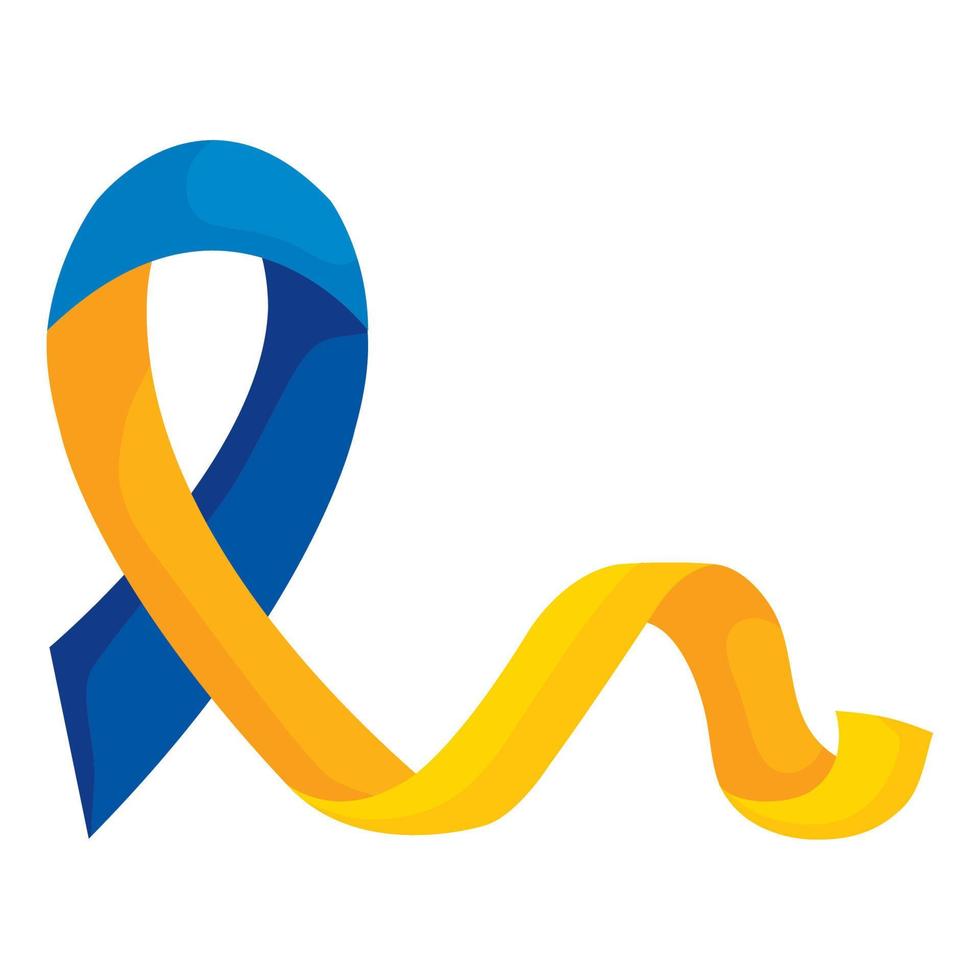 down syndrome ribbon campaign vector