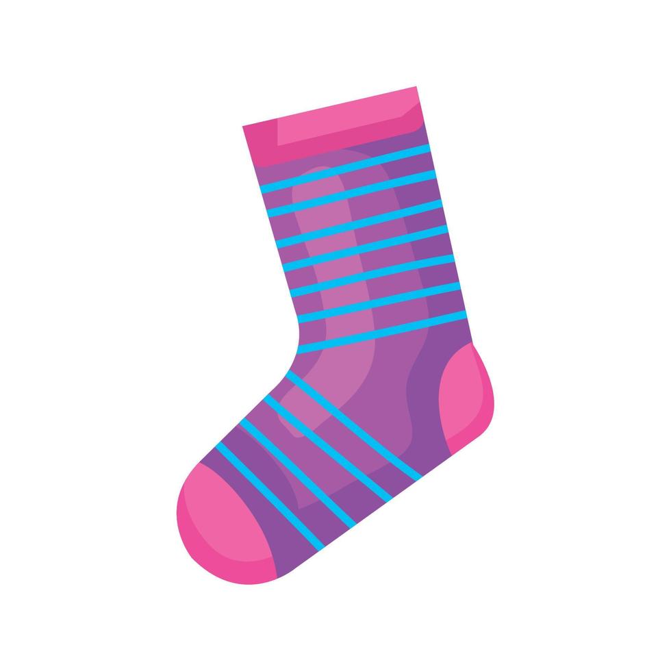 purple sock color vector