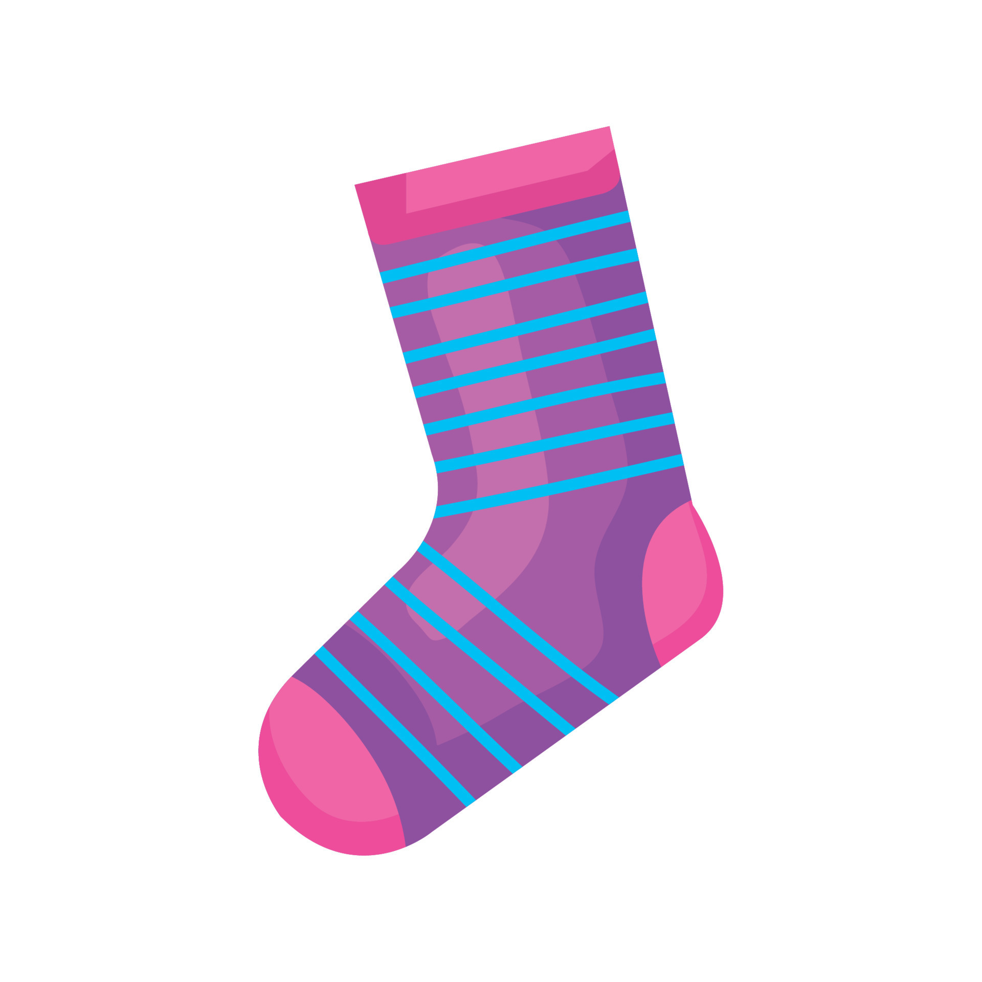 purple sock color 11379007 Vector Art at Vecteezy