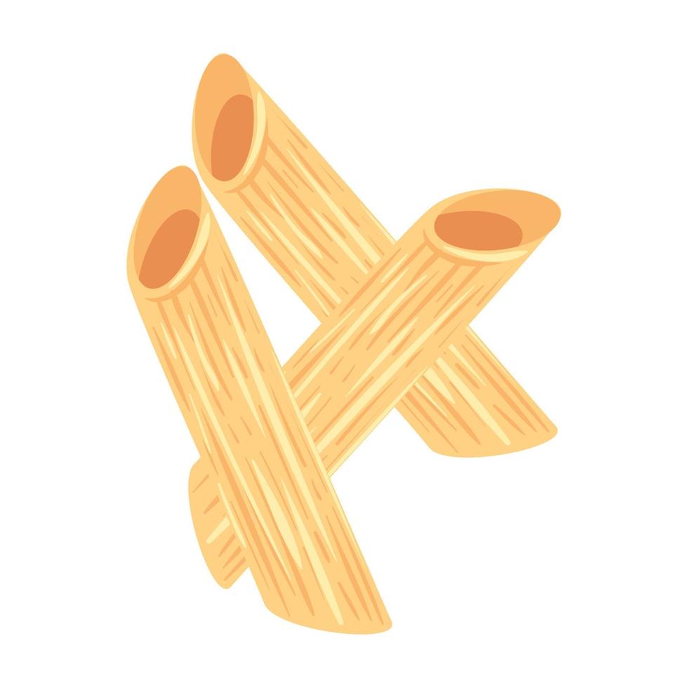 macaroni italian pasta vector