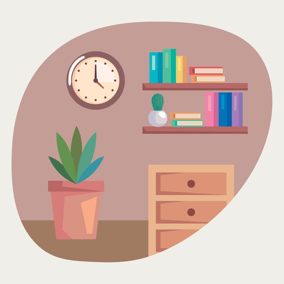 home place scene vector