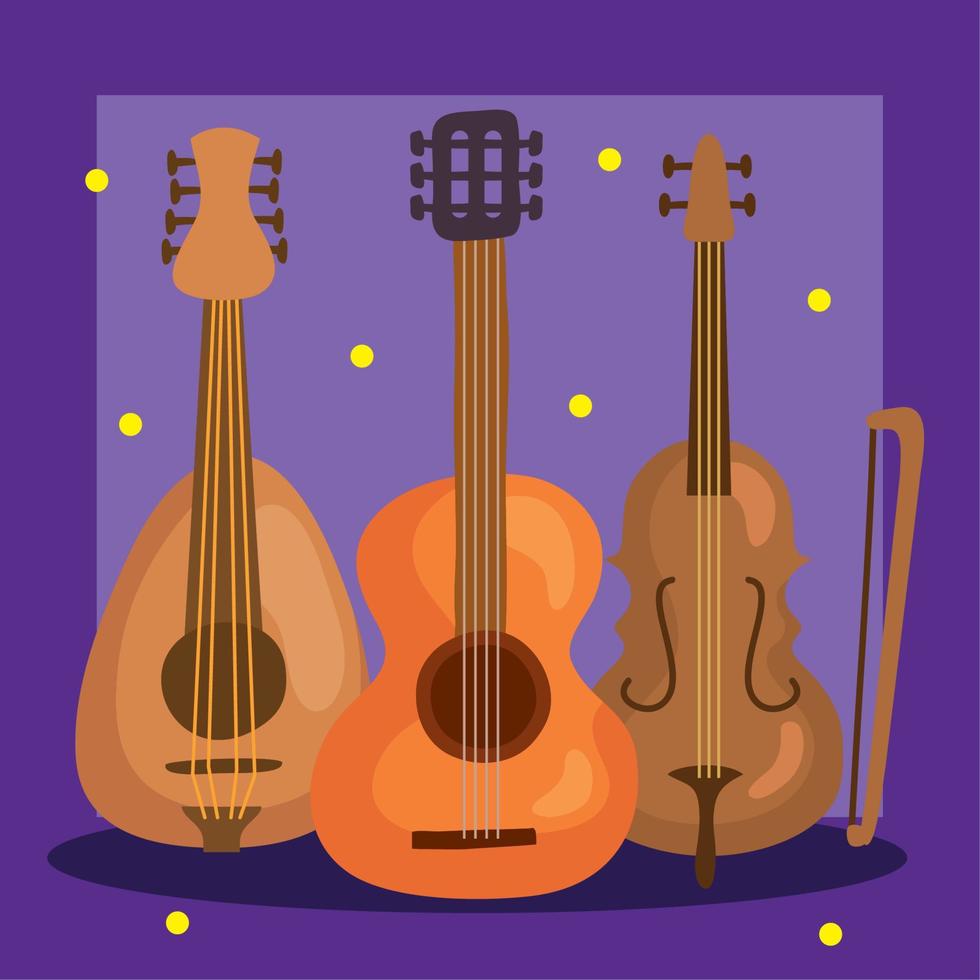 string musical instrument vector