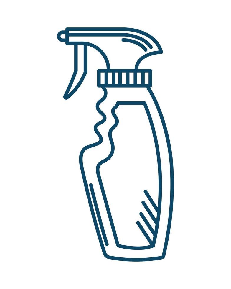 splash bottle laundry product vector