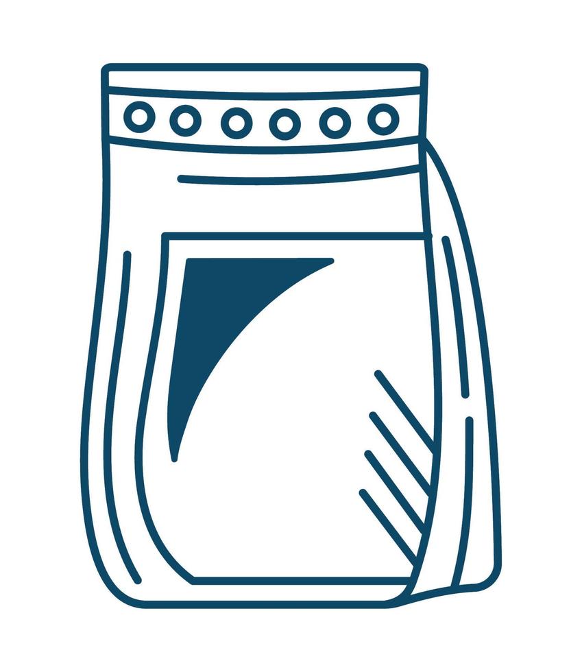 soap powder bag vector
