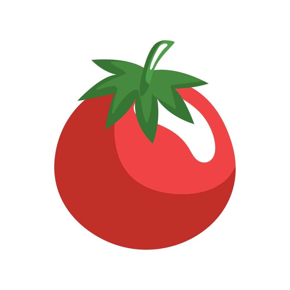 tomate rojo vegetal vector