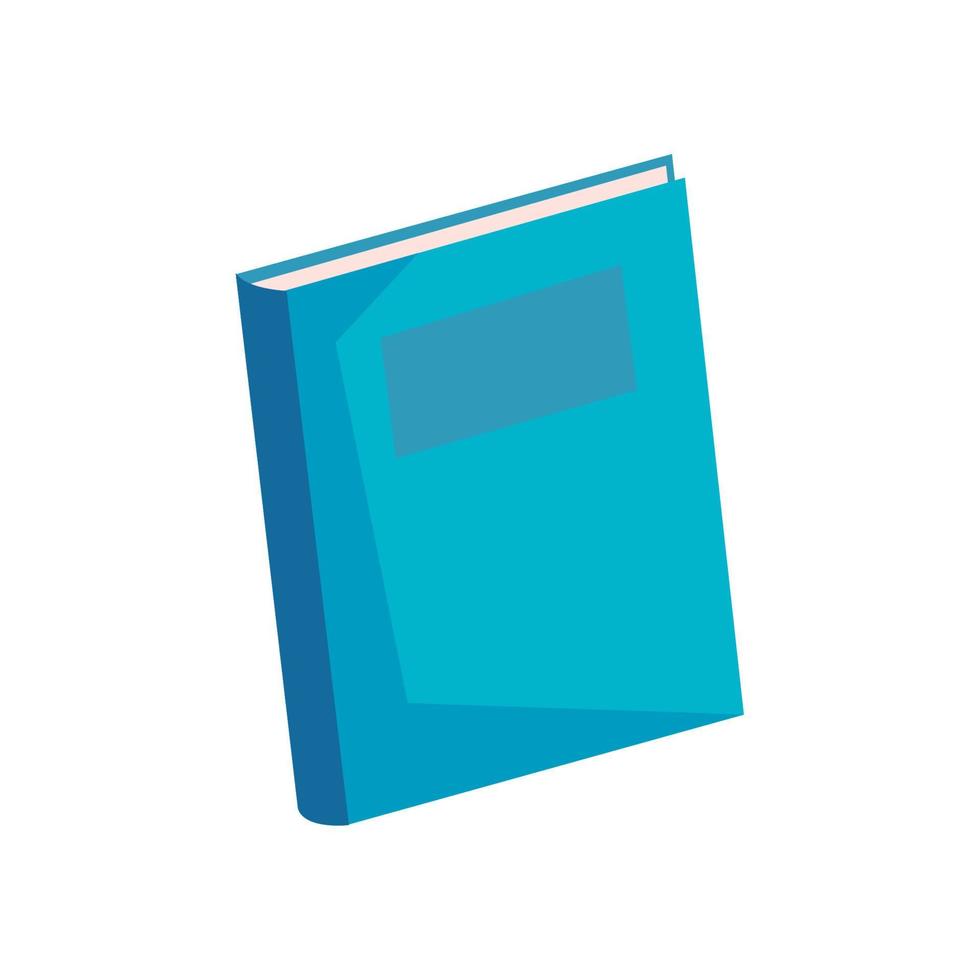 blue text book vector