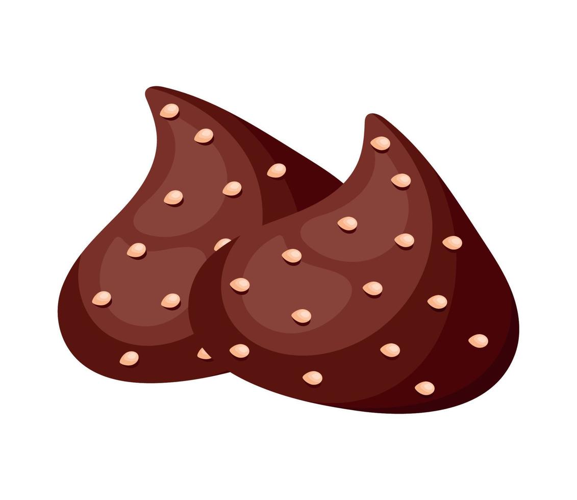 sweet chocolate truffs product vector