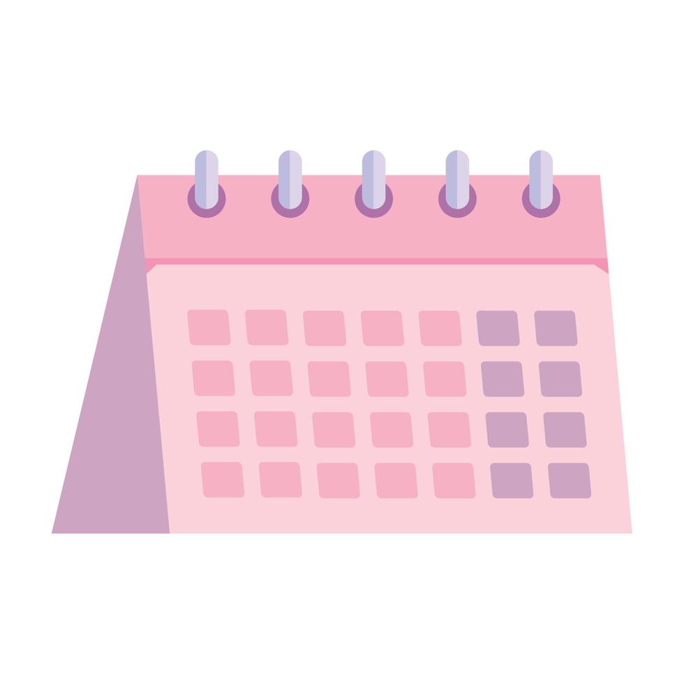 fecha de recordatorio del calendario vector