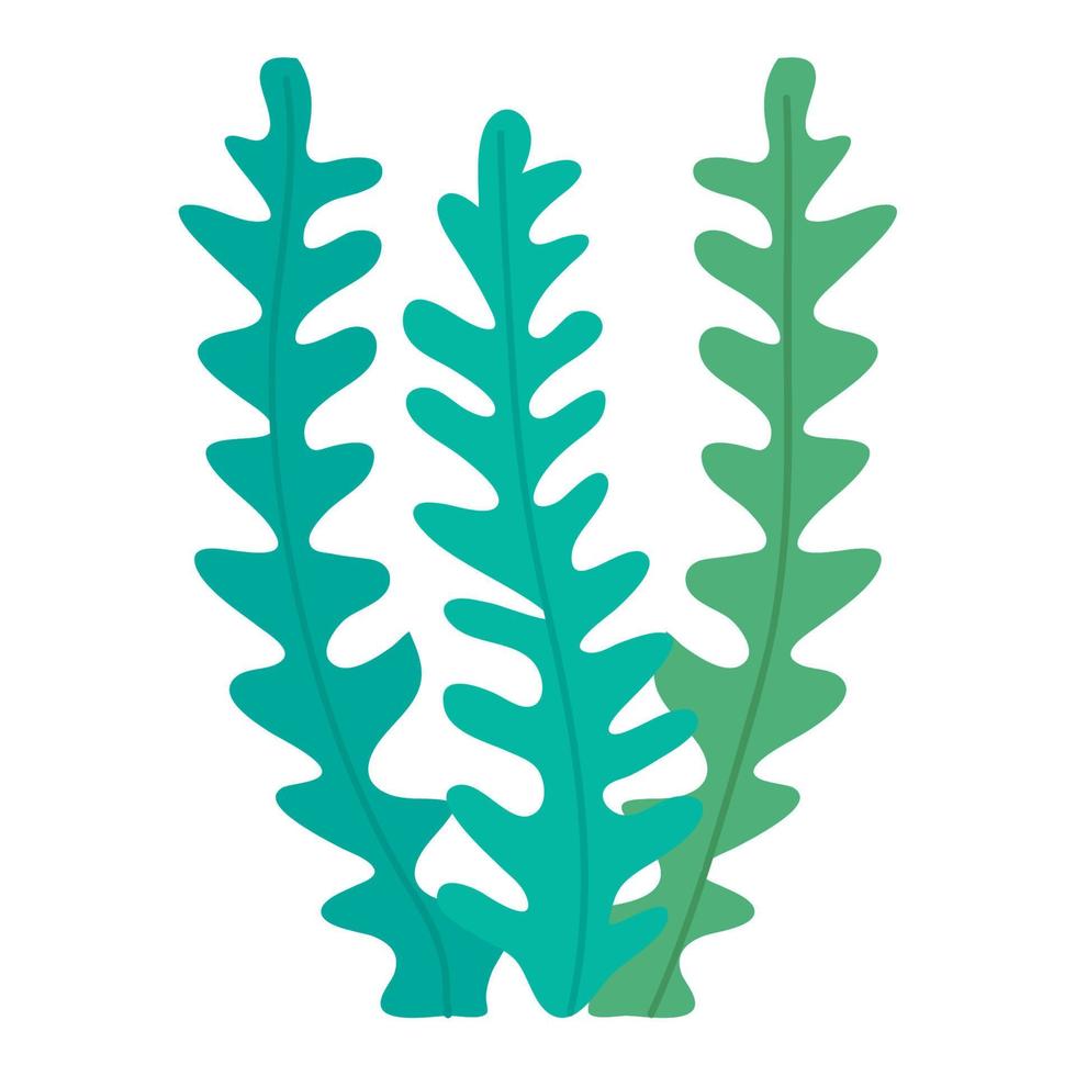 three algaes sealife vector
